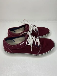 Vans Atwood Sneaker Herren 10 Burgund Canvas Skateboard Sportschuhe - Bild 1 von 9