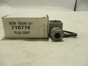 NEW EATON VICKERS 710776 RECEPTACLE PLUG GRAY - Picture 1 of 2
