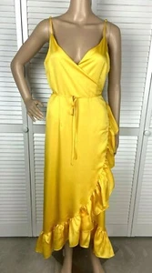 NEW StyleKeepers Yellow Long Dress Size Large - Picture 1 of 8