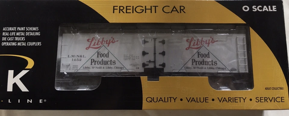 K-Line K742-8026 Libby's Woodside Reefer Car