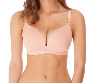 Freya Erin Nursing Bra Size 36G Rosewater Pink Non Wired Padded Drop Cup 3230 - Image 1 of 4