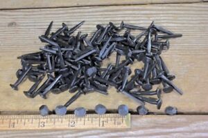 1" Rose head 200 nails square wrought iron vintage rustic Decorative historic