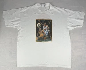 Vintage '90s Steve Smith NBA Atlanta Hawks Michigan State T-shirt Reebok XXL - Picture 1 of 9