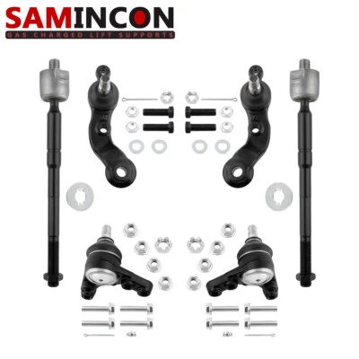 6pcs Front Inner Tie Rod Ends Upper & Lower Ball Joints For 95-04 Toyota Tacoma - Image 1 of 4