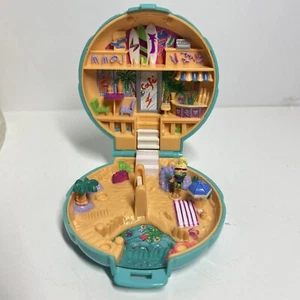 Polly Pocket Beach Party Shell Compact Case One Fig Broken Vintage 1989 Bluebird - Picture 1 of 7