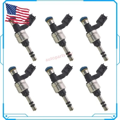 Set of 6 Fuel injectors for Chevrolet Camaro Impala 3.6L GMC Terrain 2012-2019 - Image 1 of 4
