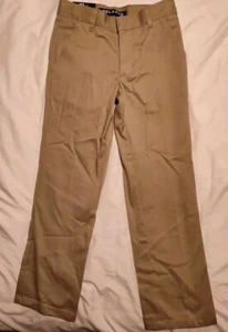 French Toast Boys School Uniform Adjustable Waist Relaxed Fit Pants Khaki Size 8 - Picture 1 of 3