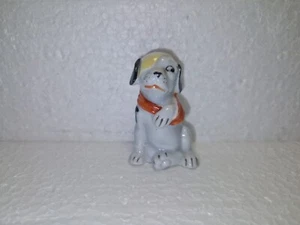 ANTIGUA FIGURA DE PERRO DE PORCELANA PEQUEÑA AÑOS 20 - Imagen 1 de 12