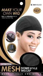 #5011 STRETCH MESH WIG CAP DOME STYLE / BLACK (6PC) - Picture 1 of 1