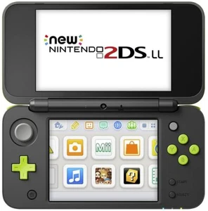 USADA Japonesa Nueva Nintendo 2DS XL LL LL NEGRA LIMA sola consola JAN-001 - Imagen 1 de 3