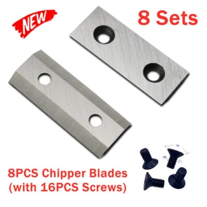 8 Sets Chipper Blade Knife Garden Shredder for SCREWFIX TITAN TTB3535HR 2500W - Picture 1 of 6