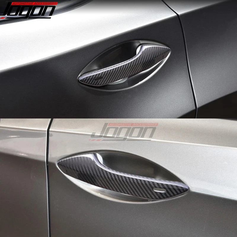 2X Para Lexus RC200t RC300 RC350 RC F Sport 2015-19 Carbono Manija Puerta Cubierta Tapicería Foto 1 de 4