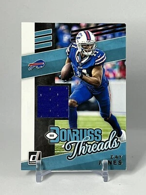 2019 Donruss Threads Zay Jones Rookie Patch - Image 1 of 2