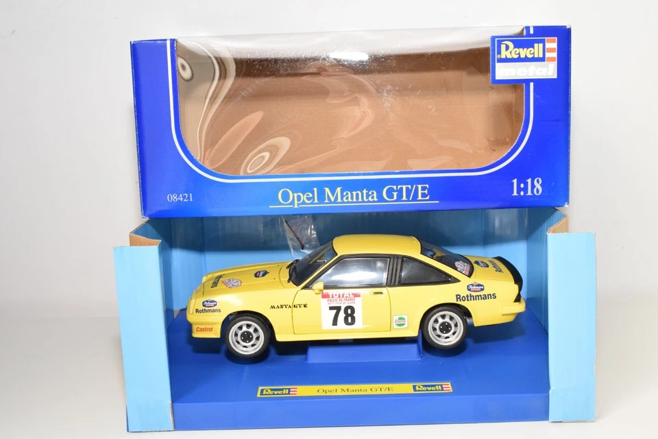 A66 1:18 REVELL 08421 8421 OPEL MANTA GT/E RALLYE DE FRANCE ROTHMANS MIB RARO - Immagine 1 di 4