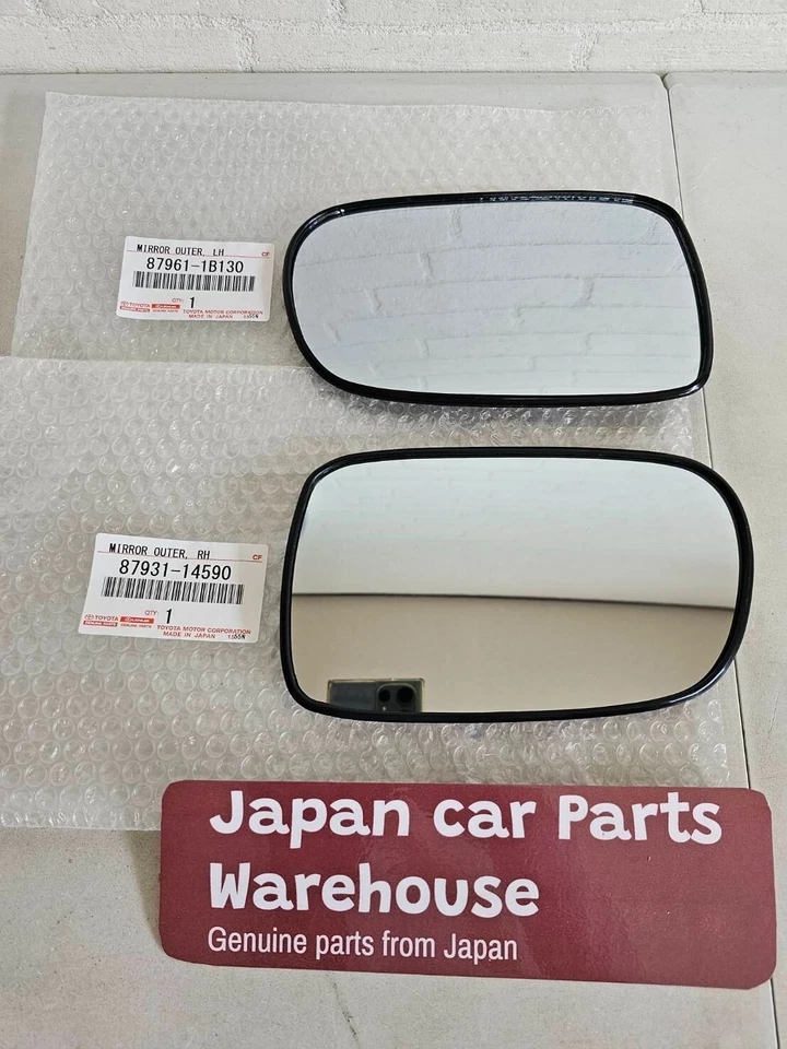 Genuine TOYOTA OEM SUPRA JZA80 Side View Door Mirror Glass Left Right Set Foto 1 de 4