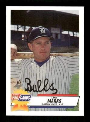 1993 Fleer Procards Durham Bulls 493 Lance Marks BXCP39 - Image 1 of 2