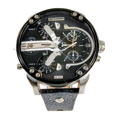 Reloj cronógrafo Diesel 57 mm Mr Daddy para hombre esfera/correa negra DZ7313 Foto 1 de 4