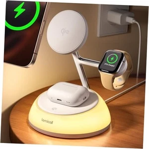 Station de Charge 4 en 1 pour Apple - pour MagSafe 15W Fast Qi2 Certifié - Photo 1 sur 7