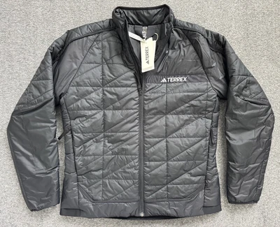NWT $160 ADIDAS Terrex Black Puffer Hiking Senderismo Jacket - Women Sz Medium - Image 1 of 4