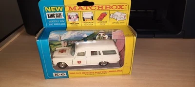 Matchbox King Size K-6 Mercedes Ambulance OVP - Bild 1 von 4