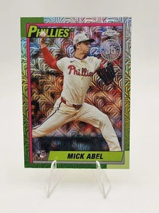 2025 Topps Update Mick Abel RC 1990 Chrome Mojo Silver #U90C-13 Phillies Rookie  - Picture 1 of 2