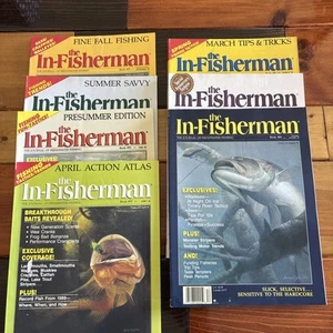 1990 In-Fisherman Magazines Lot of 7 Issues #89 - #95 In Fisherman Bass Walleye - Picture 1 of 13