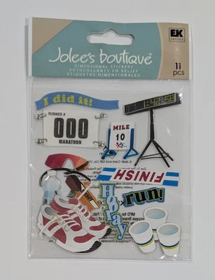 Pegatinas para álbumes de recortes Jolee's Marathon Runner Running Race Foto 1 de 2