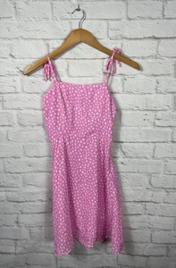 GB Girls Pink Print Sundress Size Large - Picture 1 of 3