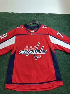FANATICS PREMIUM Herren Trikot NHL Größe 54 rot WASHINGTON CAPITALS CHARLIE LINDGREN - Bild 1 von 8
