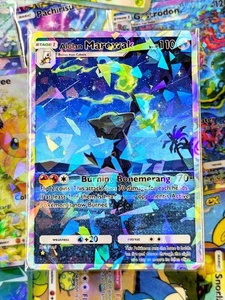 Alolan Marowak pocket app handmade card tcg full art Celestial Guardians Set - Picture 1 of 2