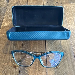 Alain Mikli A03071 001 Blau Brille Brillengestell Italy 54-15-140 - Bild 1 von 6