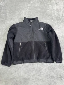 The North Face Denali Full Zip Fleece Jacket Boys Size XS Black Outdoor - Picture 1 of 9