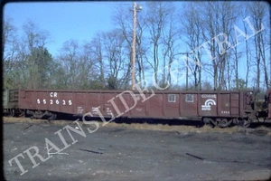 Original train slide CR Conrail gondola 552635, 1984 - Picture 1 of 1