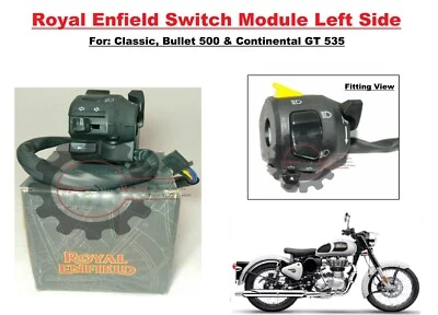 Royal Enfield côté gauche "module de commutation" pour GT 535, Classic & Bull... - Photo 1/4