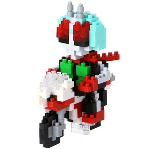 Kawada Nanoblock NBTN_007 Masked Rider 2 & New Cyclone 350pcs - Picture 1 of 2