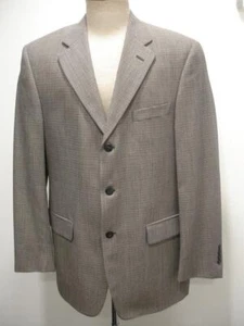 Men's 40R Pronto-Uomo Firenze Lanificio Italy 3-Button Suit Jacket Blazer Tweed - Picture 1 of 15