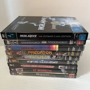 DVD Movie Bundle x9 Predator Underworld Schwarzenegger, Bruce Willis Region 4 - Picture 1 of 21
