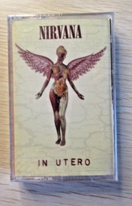 SEALED NIRVANA IN UTERO CASSETTE TAPE - Imagen 1 de 2