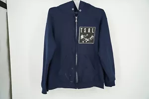 T.S.O.L. Pennywise Punk Rock Sweatshirt Zip Up M Patch Back Patch Bad Religion - Picture 1 of 3