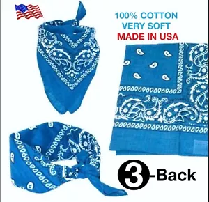 Bandanas 3 pack ( Blue Color ) - Picture 1 of 9