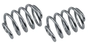 3" Chrome Cylinder Solo Seat Springs (Pair) for Chopper/Bobber - Picture 1 of 5