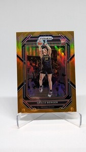 2023 Panini Prizm WNBA #139 Grace Berger - Indiana Fever Rookie Orange 51/99 RC