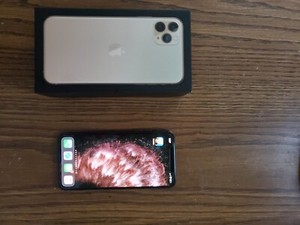 Apple iPhone 11 Pro Max - 256GB - Gold (AT&T) Fortnite Installed 