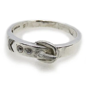 Reclaimed Treasures--Size 8.25 Sterling Silver Belt Ring By SoniaMcD - Picture 1 of 9