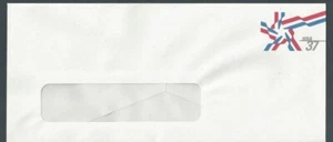 U649W 37c Red & Blue On White Mint Entire Size 23 Recycled Paper - Picture 1 of 1