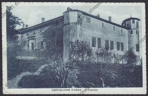 LODI CASTIGLIONE D'ADDA 03 SCHLOSS Postkarte gereist 1929 - Bild 1 von 2
