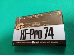 SONY HF-PRO 74 KASETA MAGNETOFONOWA MADE IN JAPAN TYPE I - Zdjęcie 1 z 4