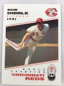 1991 Kahn's Cincinnati Reds Baseball Card-Rob Dibble