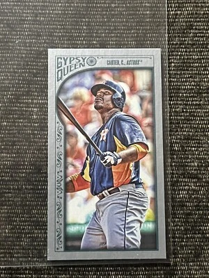 2015 Topps Gypsy Queen Mini Silver Astros Baseball Card #247 Chris Carter /199 - Image 1 of 2
