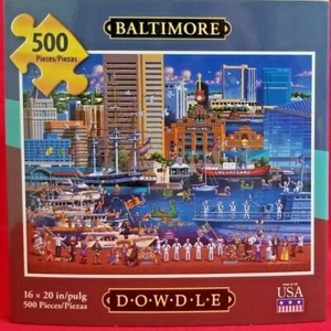 Dowdle Puzzle, Baltimore 500 Piece Puzzle 16 x 20 **New** - Imagen 1 de 6